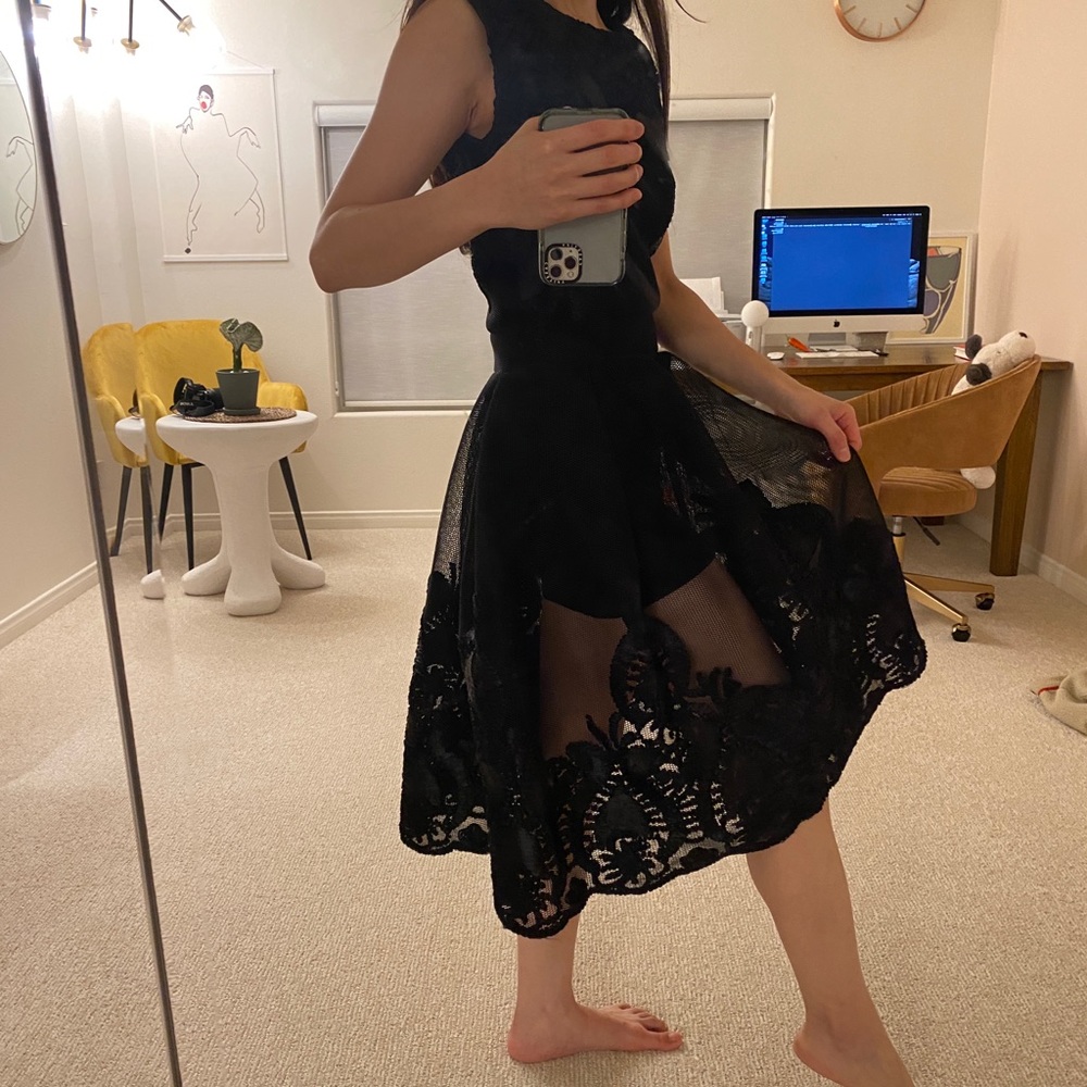 Maje (1) black party dress - Picture 8 of 9